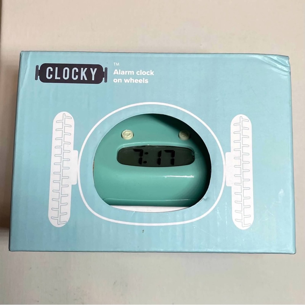 Clocky Alarm Clock on Wheels - NEW in Box